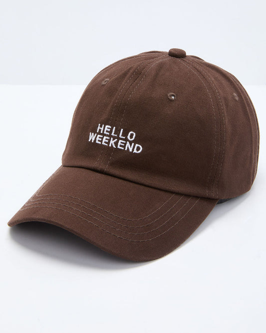 Hello Weekend Baseball Cap