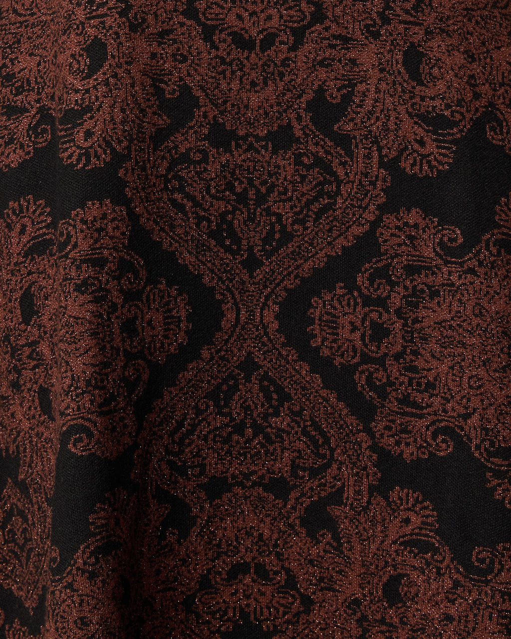 Rooted Season Paisley Midi Sweater Dress