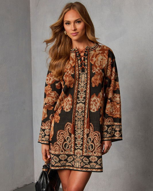 Evangelena Sweater Mini Dress