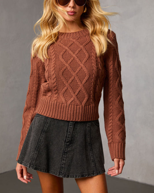 Claudete Cable Knit Sweater