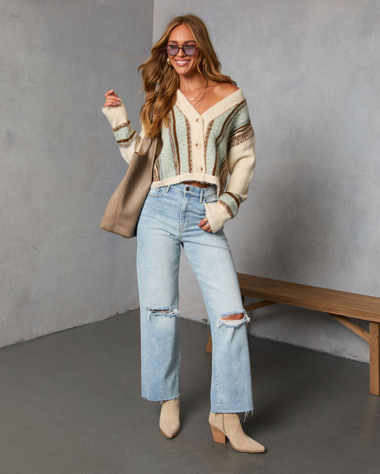 Emberglow Colorblock Cardigan