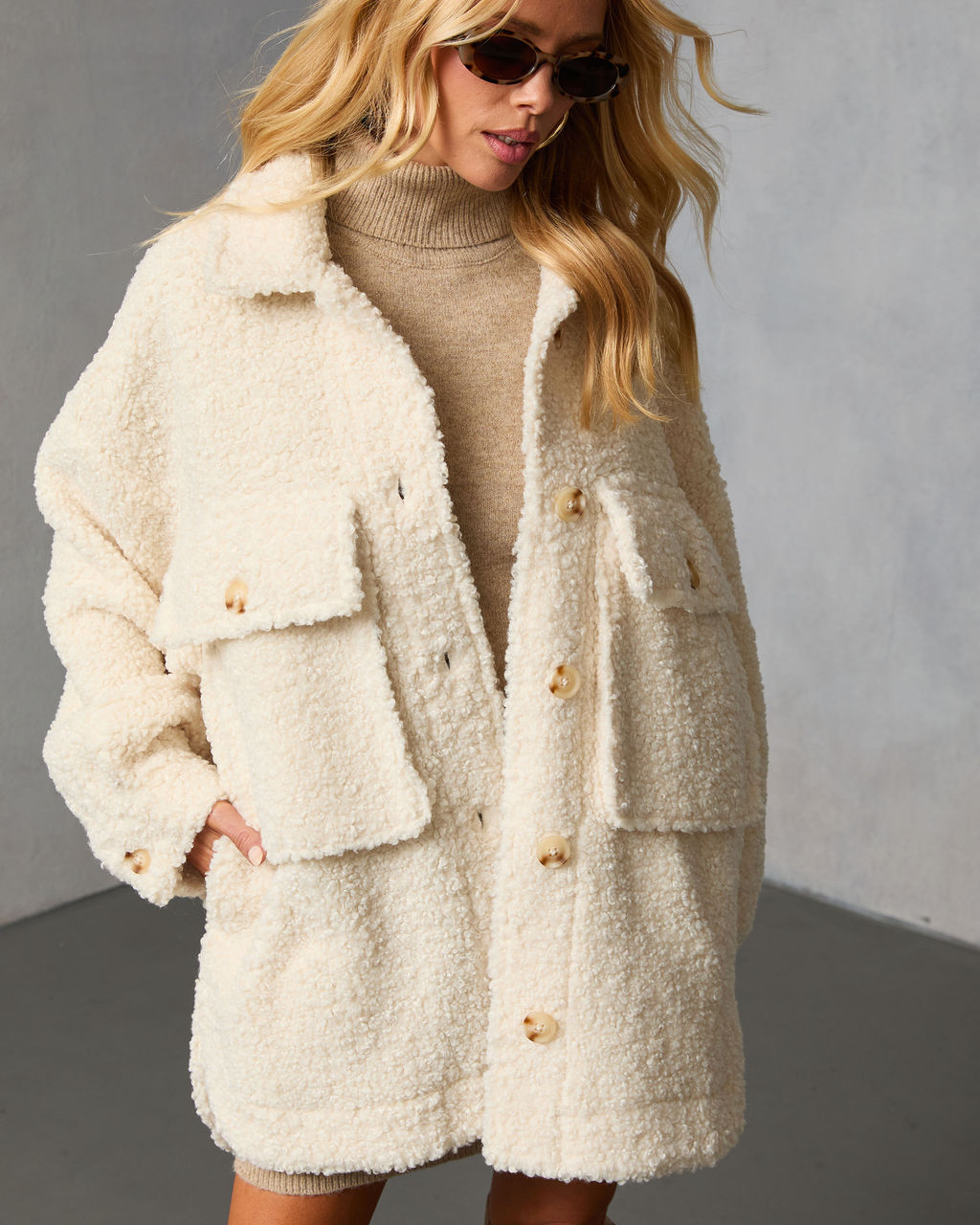 Sunday Cottage Curled Knit Jacket