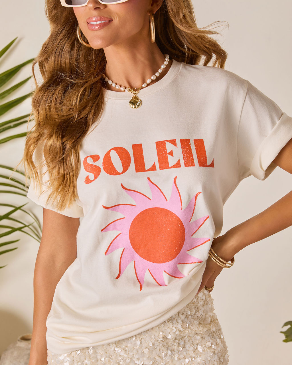 Soleil Short Sleeve Graphic Tee
