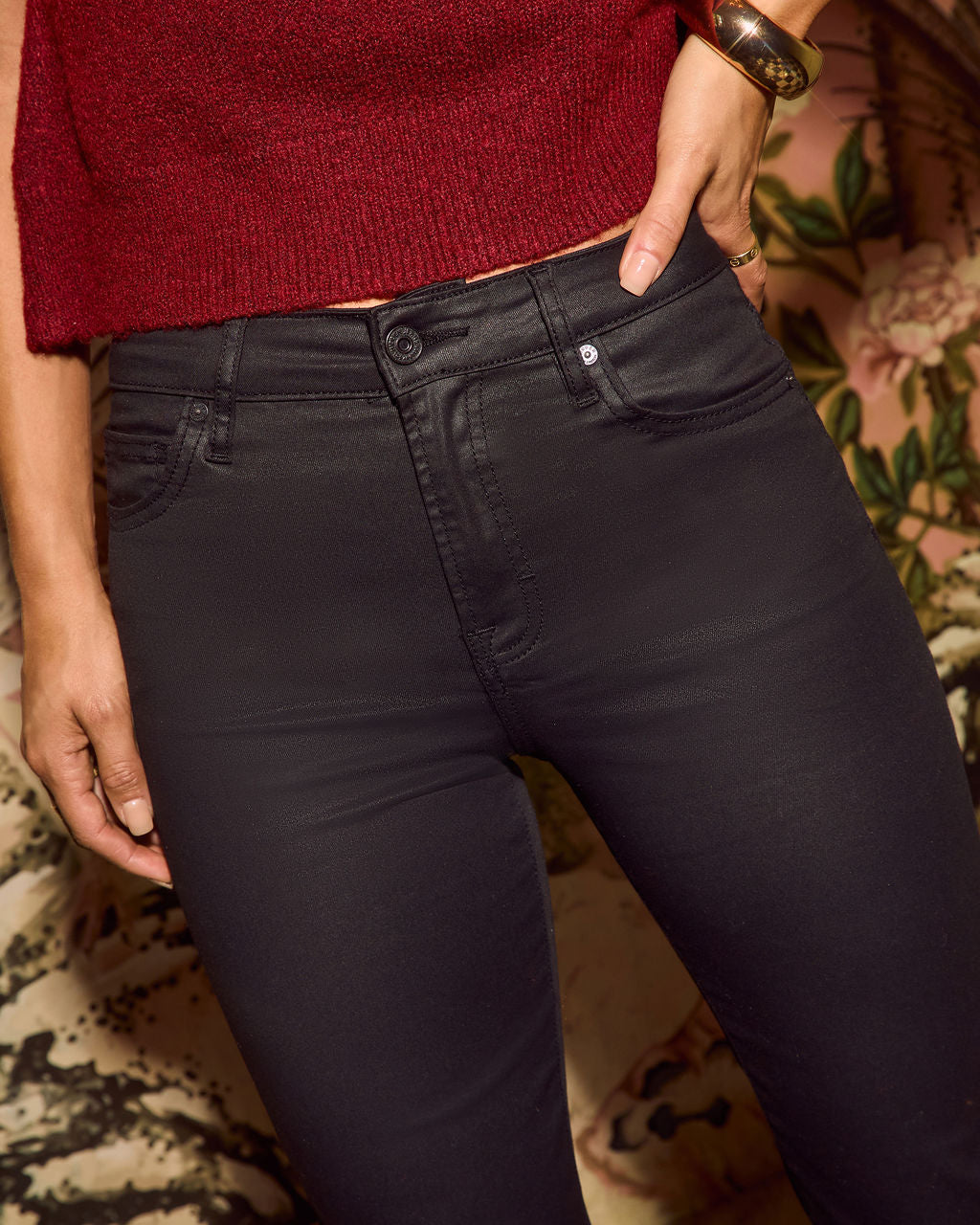 Rorrie Super Stretch Coated Jeans