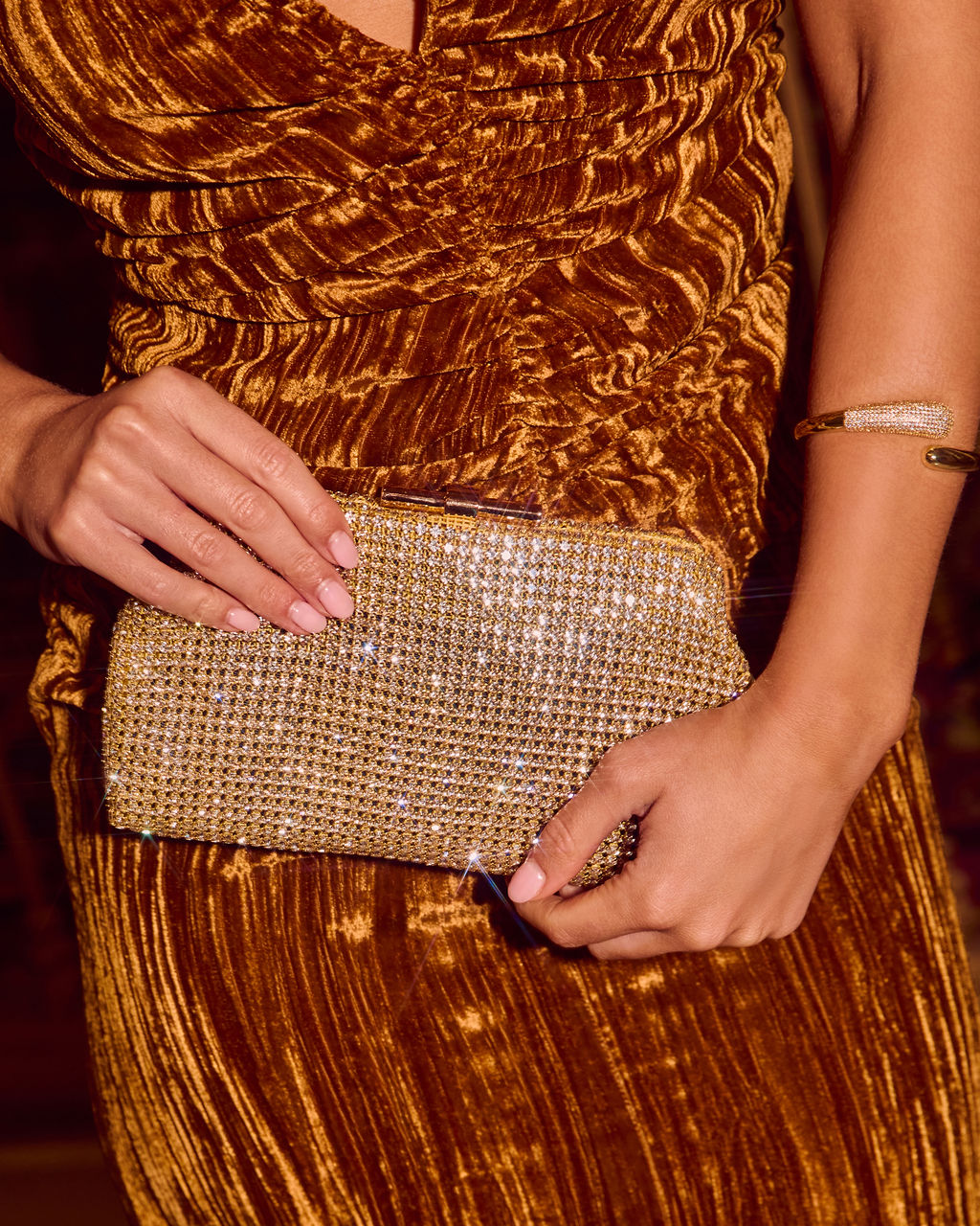 First Toast Embellished Clutch