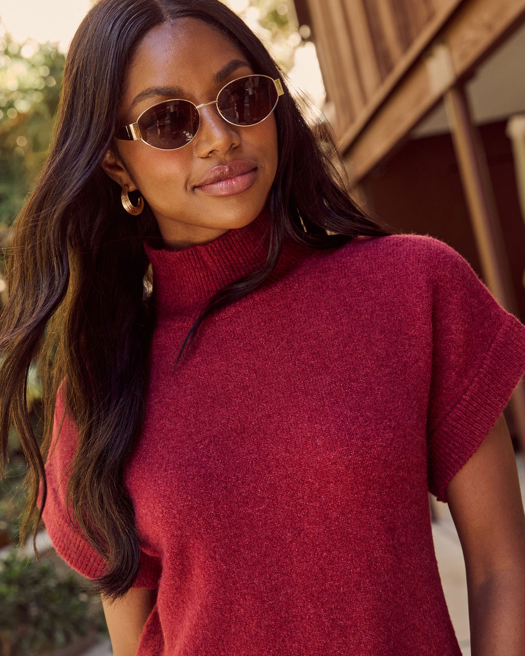 Roslie Shift Mini Sweater Dress