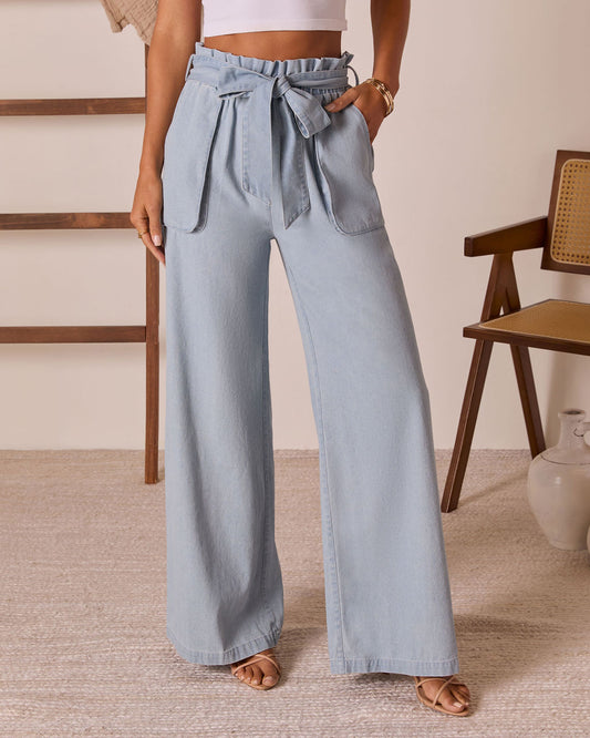 Soraye Waist Tie Jeans