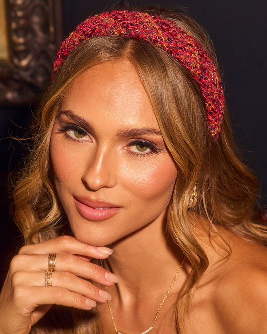 Frosted Comfort Tweed Headband