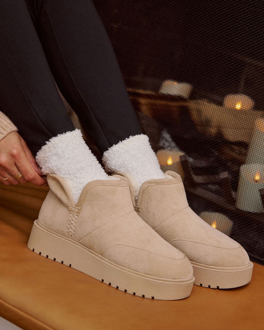 Snowed In Cozy Chenille Socks