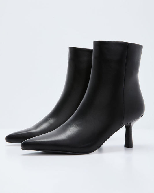 Chill Haus Vegan Leather Heeled Bootie