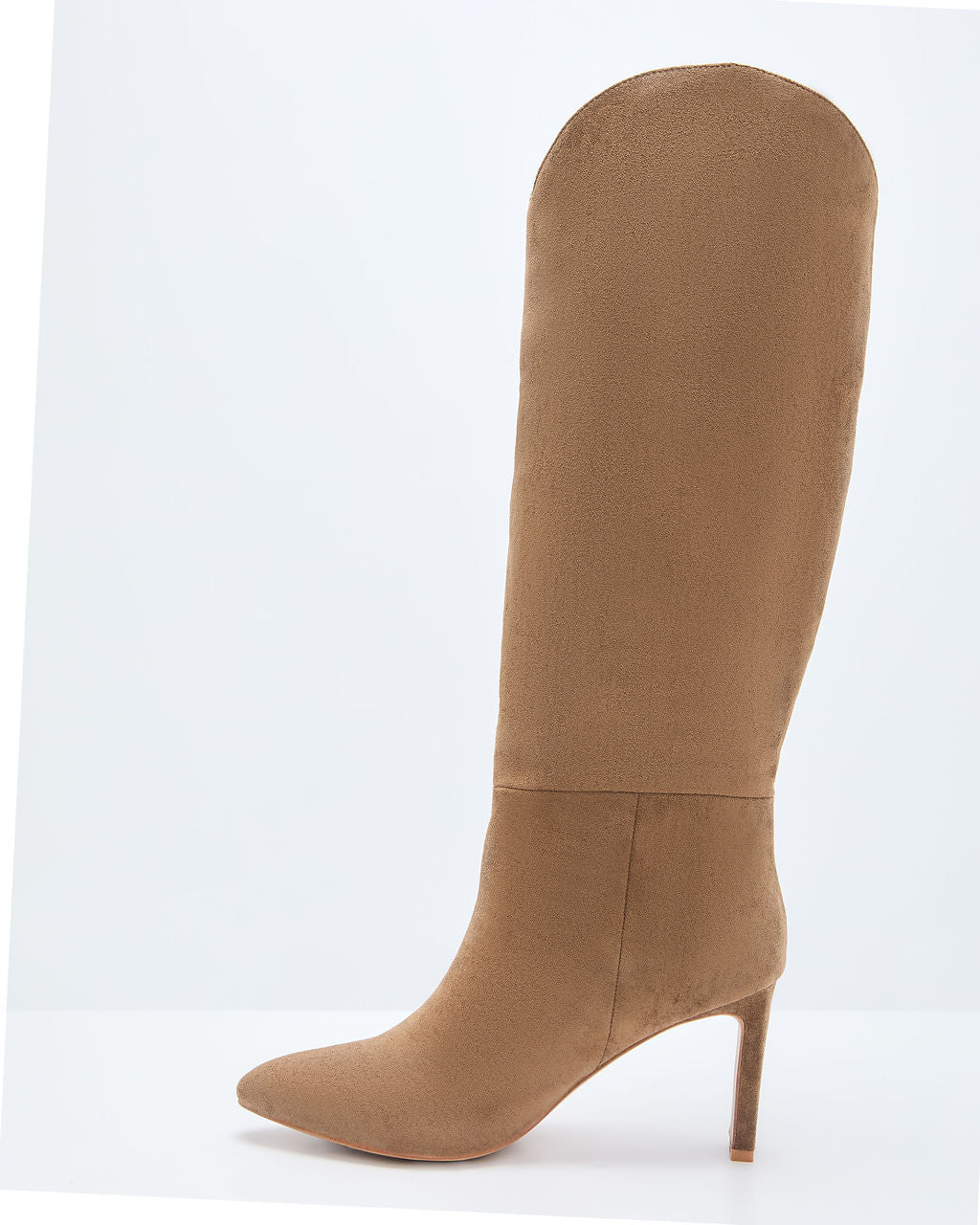Honeyed Haze Suede Knee High Boots