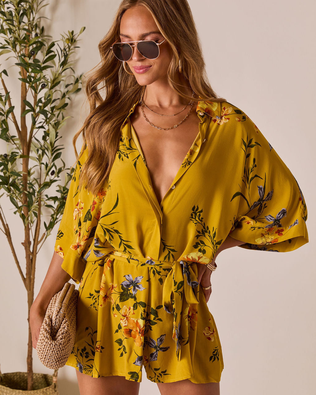 Nakita Waist Tie Romper