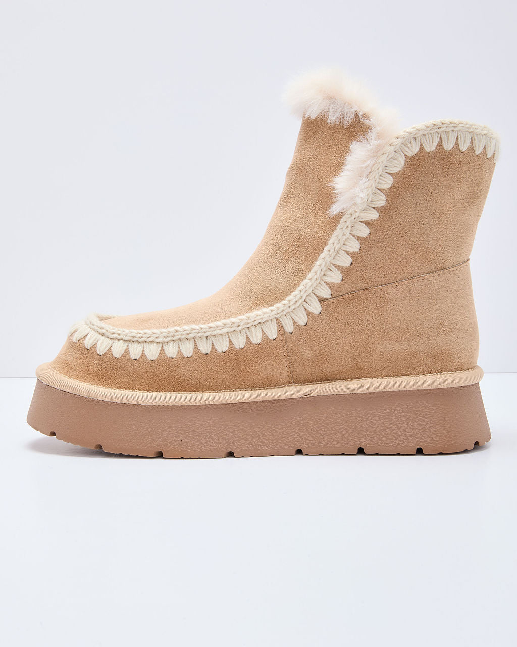 Joppie Faux Suede Fur Lined Booties