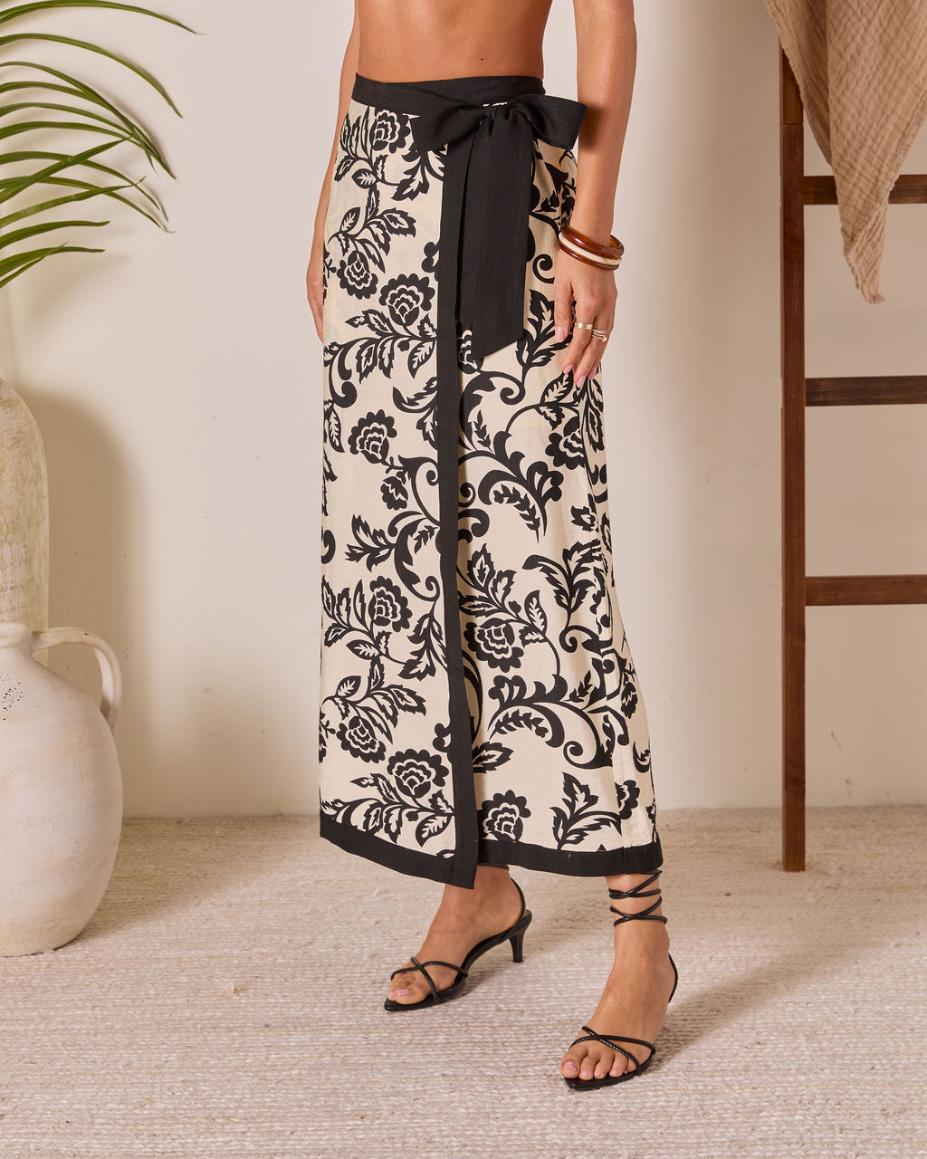 Lindsi Printed Wrap Tie Sarong