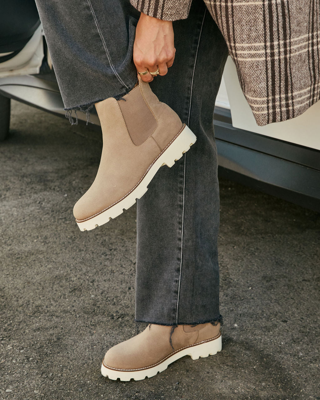 Cecilie Suede Ankle Boots