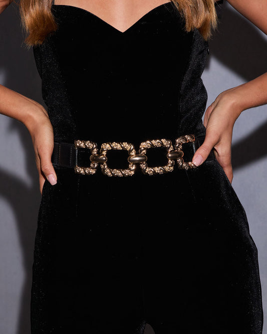 Golden Elm Chain Link Waist Belt