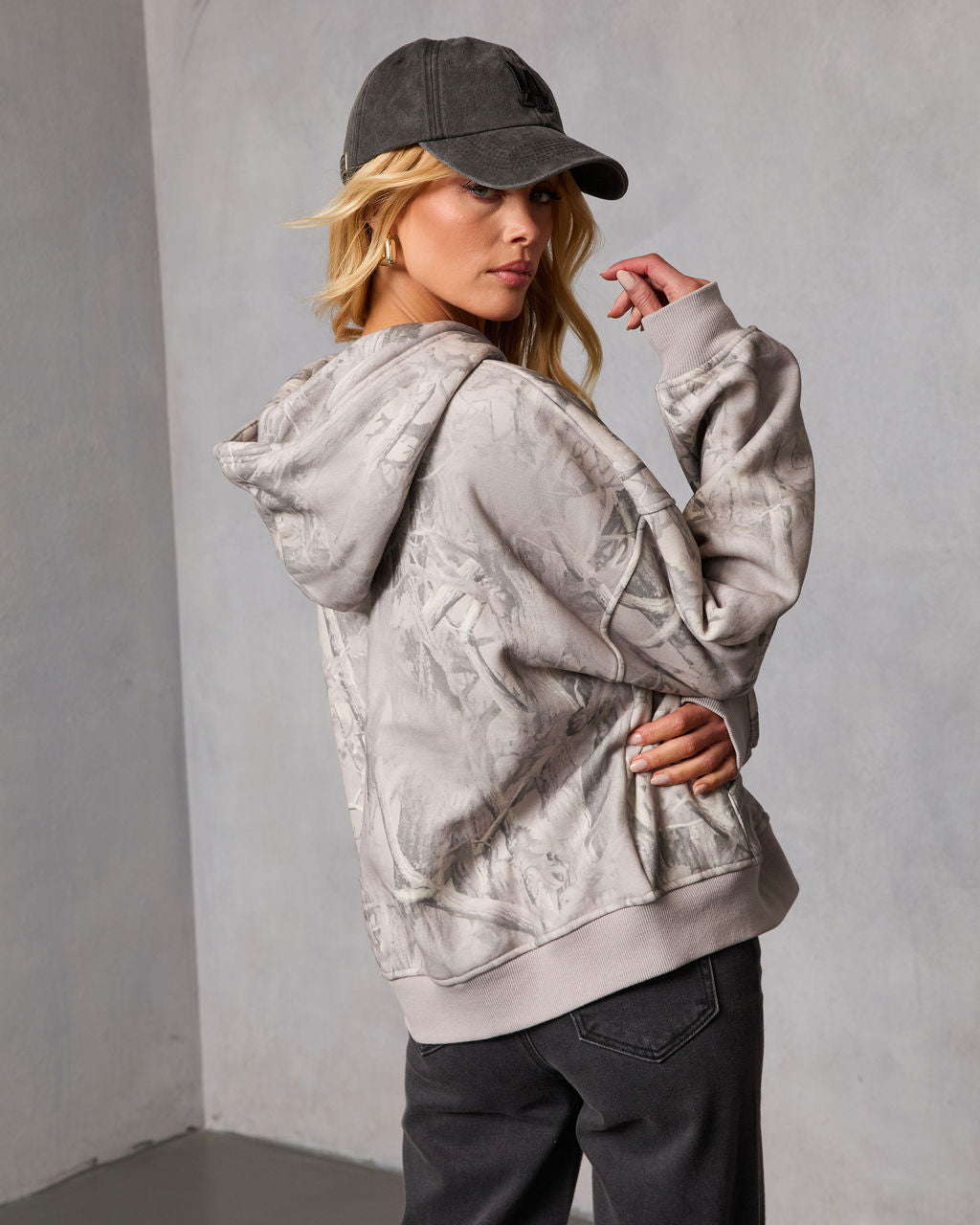 Alpine Weekend Abstract Camo Sweatshirt