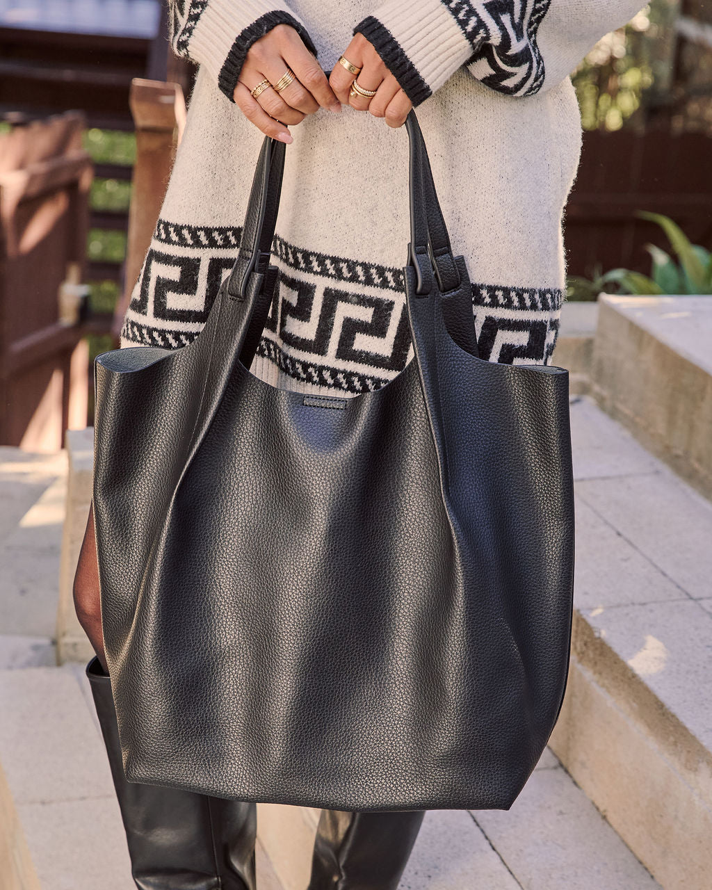 Joella Leather Tote Bag