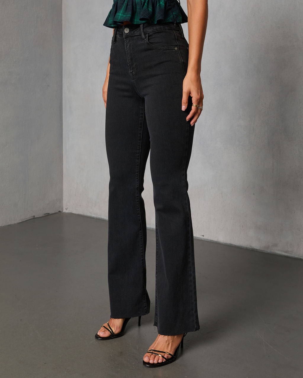 Gianah High Rise Super Stretch Flare Jeans