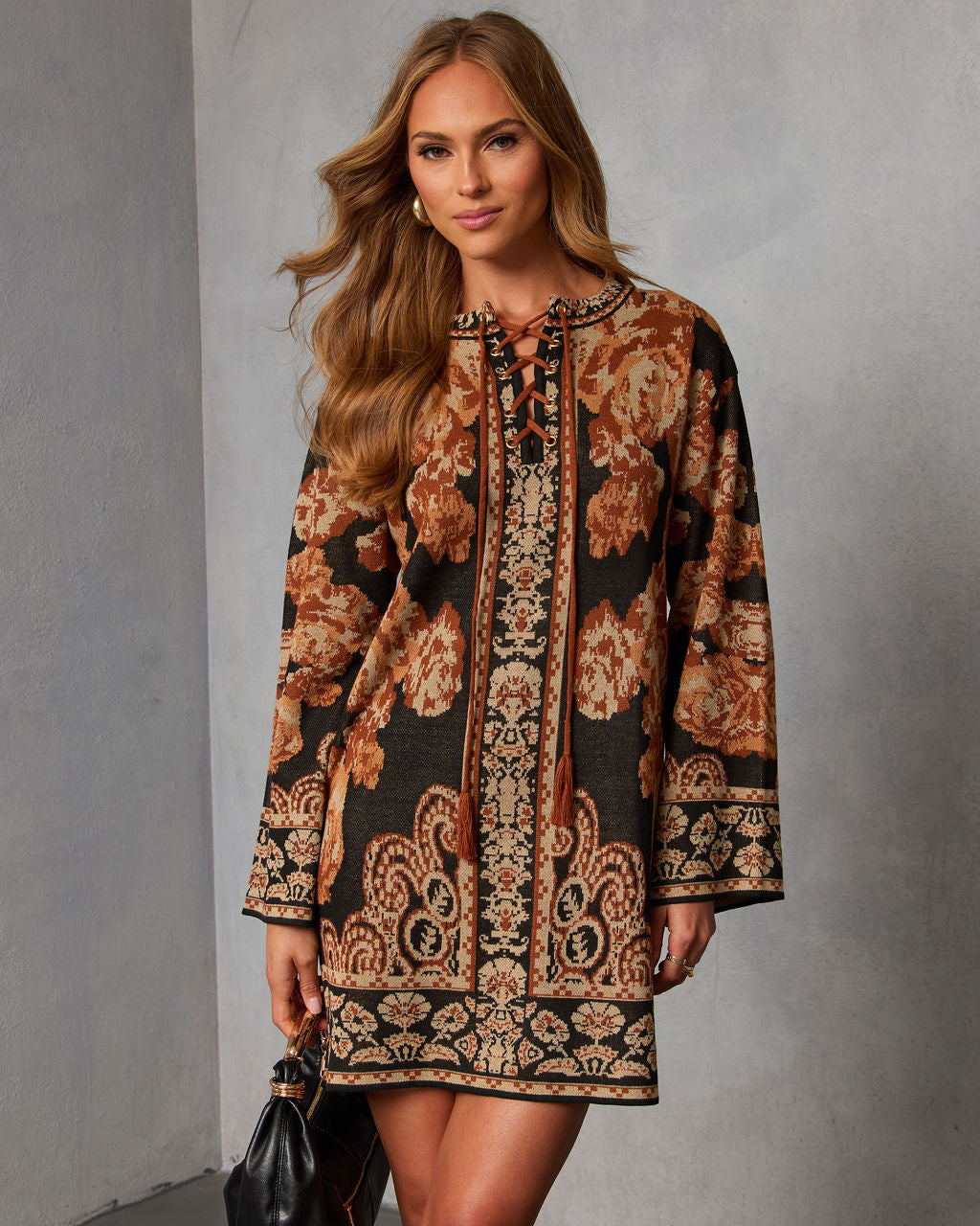 Evangelena Sweater Mini Dress