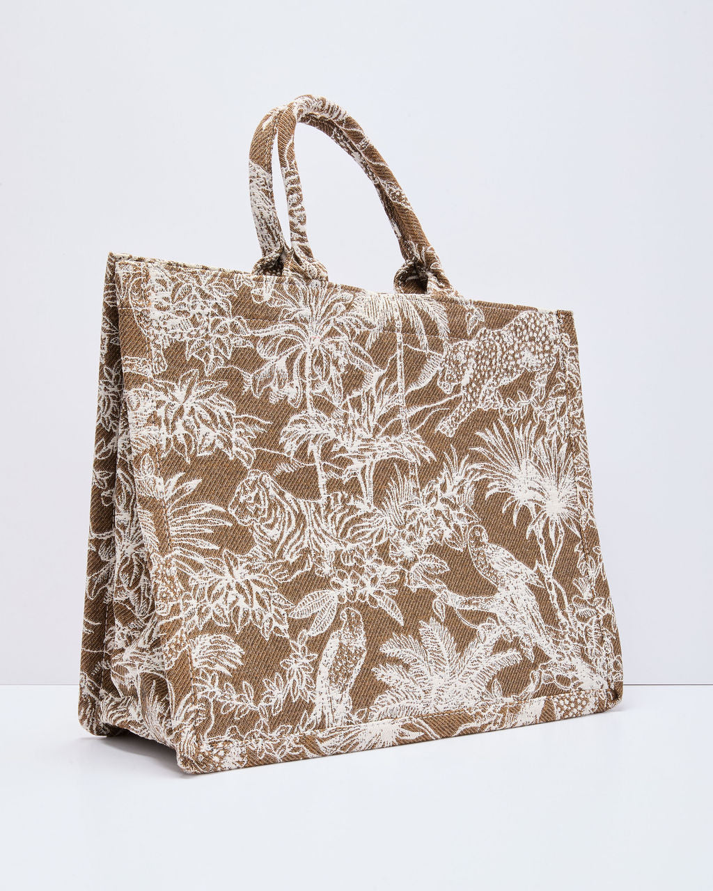 Villa Views Tropical Print Tote Bag