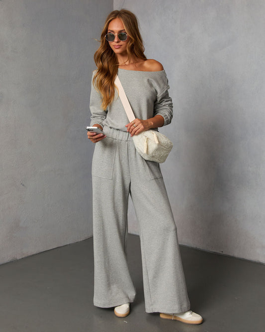 Danita Knit Wide Leg Jumpsuit