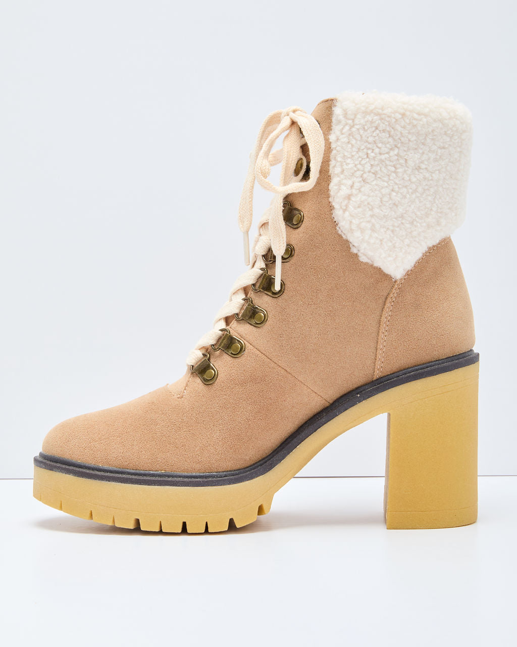 Icicle Mill Sherpa Heeled Boots
