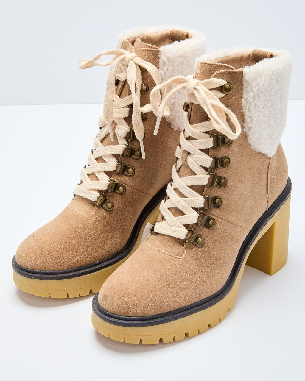Icicle Mill Sherpa Heeled Boots