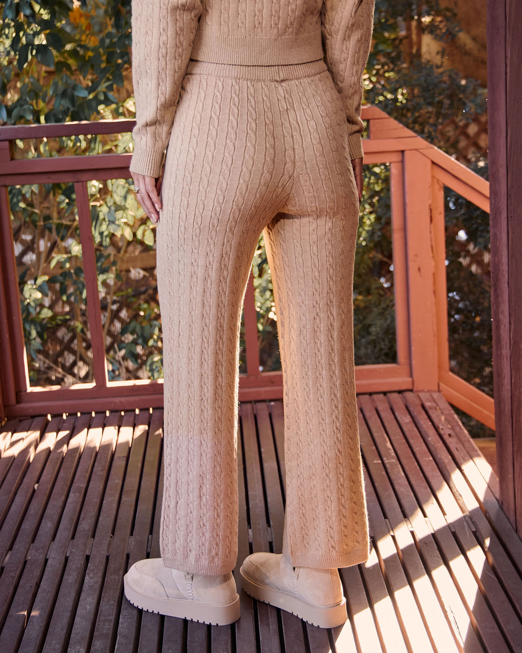 Tressel Cable Knit Pants