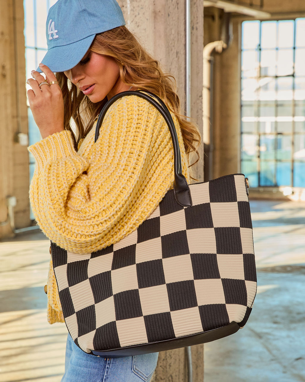 Next Era Checkered Tote Bag