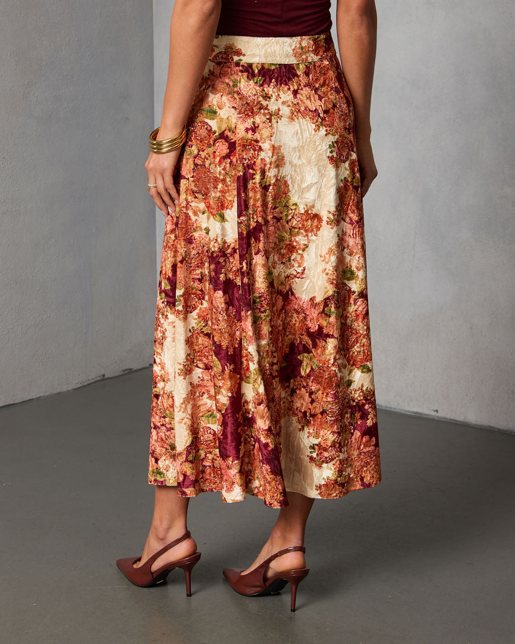 Bahia Bloom Printed Maxi Skirt