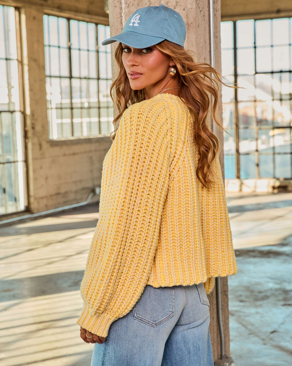 Elenie Chunky Ribbed Knit Cardigan