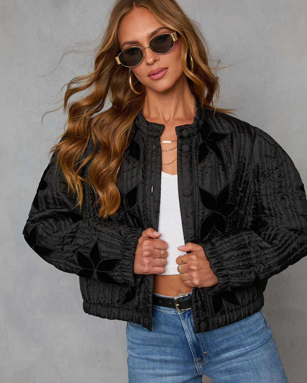 Next Standard Quilted Bomber Jacket