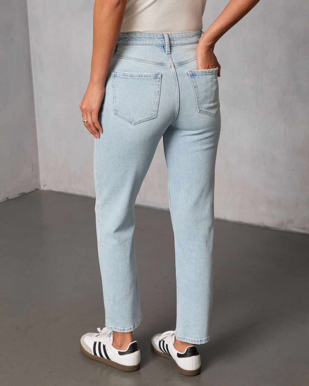 Lueisa Stretch Straight Leg Denim