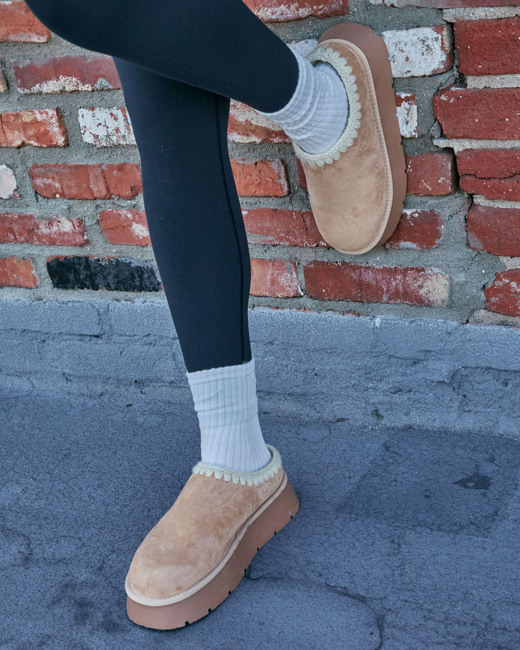 Emberlane Embroidered Platform Mules