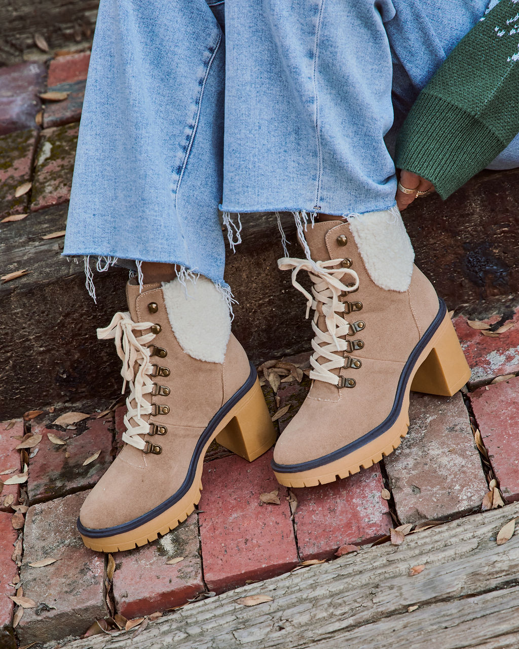 Icicle Mill Sherpa Heeled Boots