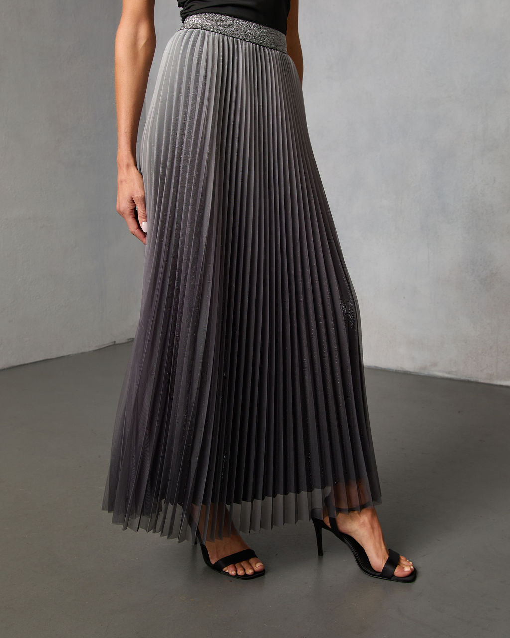 Sweet Dreams Pleated Maxi Skirt