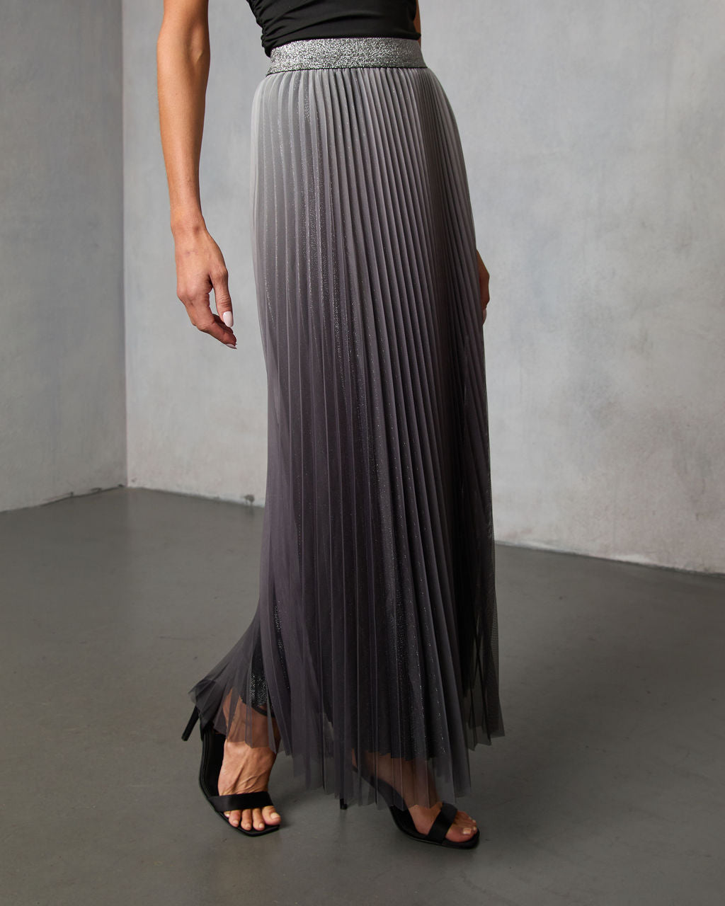 Sweet Dreams Pleated Maxi Skirt