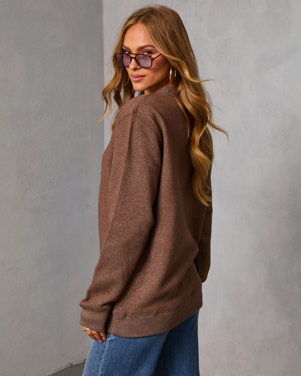 Iced Coffee Babe Graphic Sweatshirt