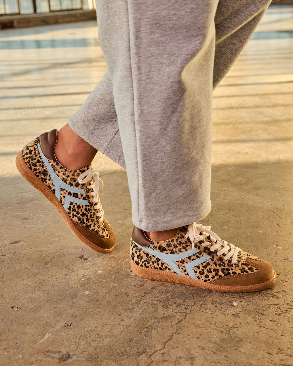 Lorilai Faux Suede Lace Up Sneakers