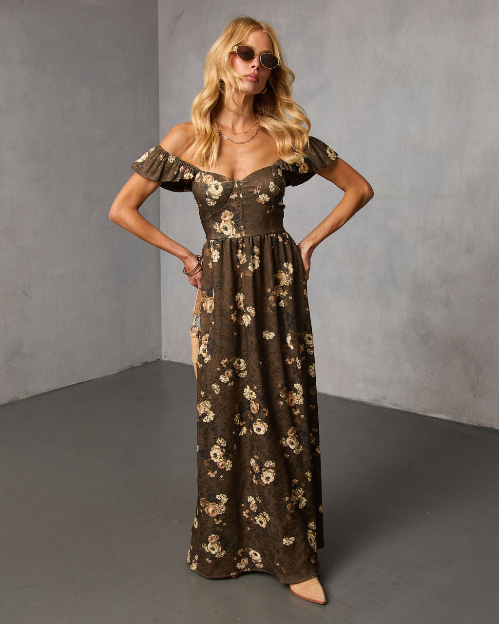 Prairie Reverie Printed Midi Dress