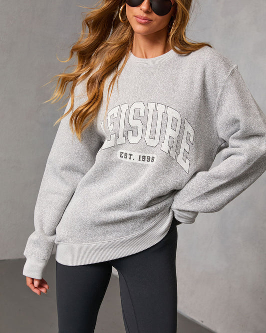 Leisure Mode Graphic Sweatshirt