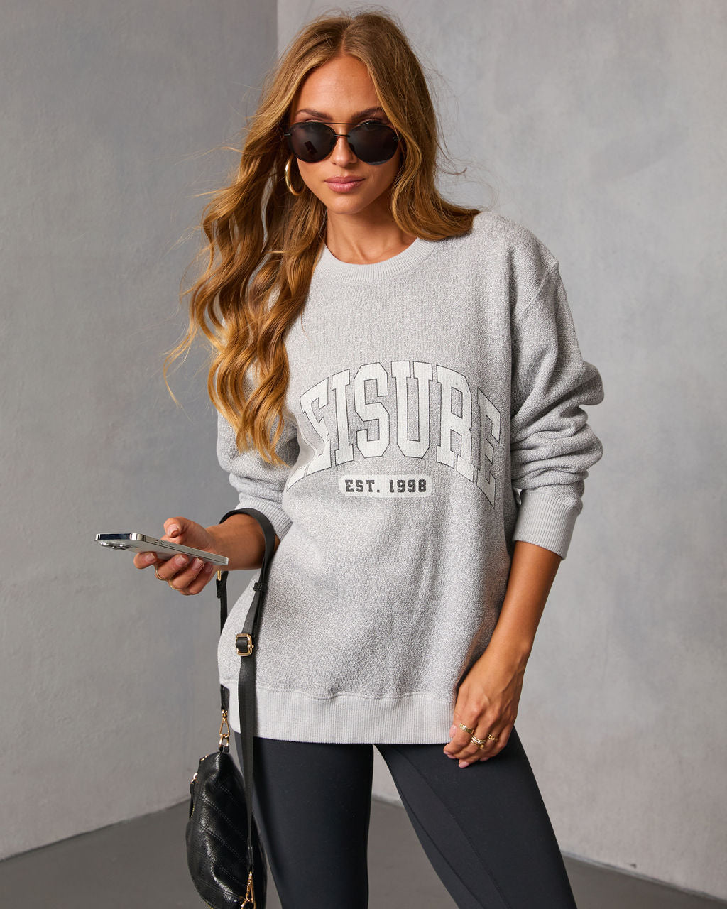 Leisure Mode Graphic Sweatshirt