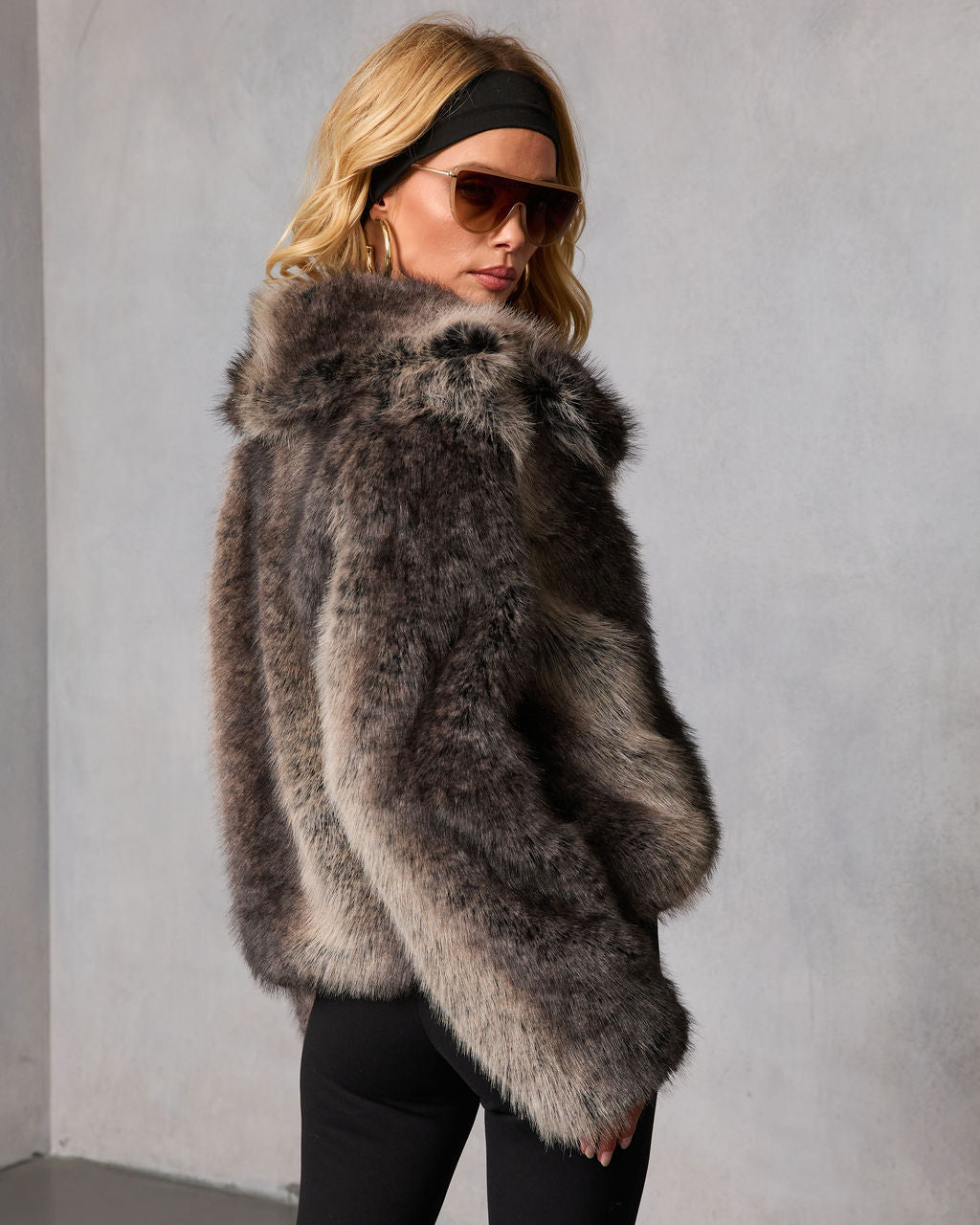 Glacier Grace Faux Fur Jacket