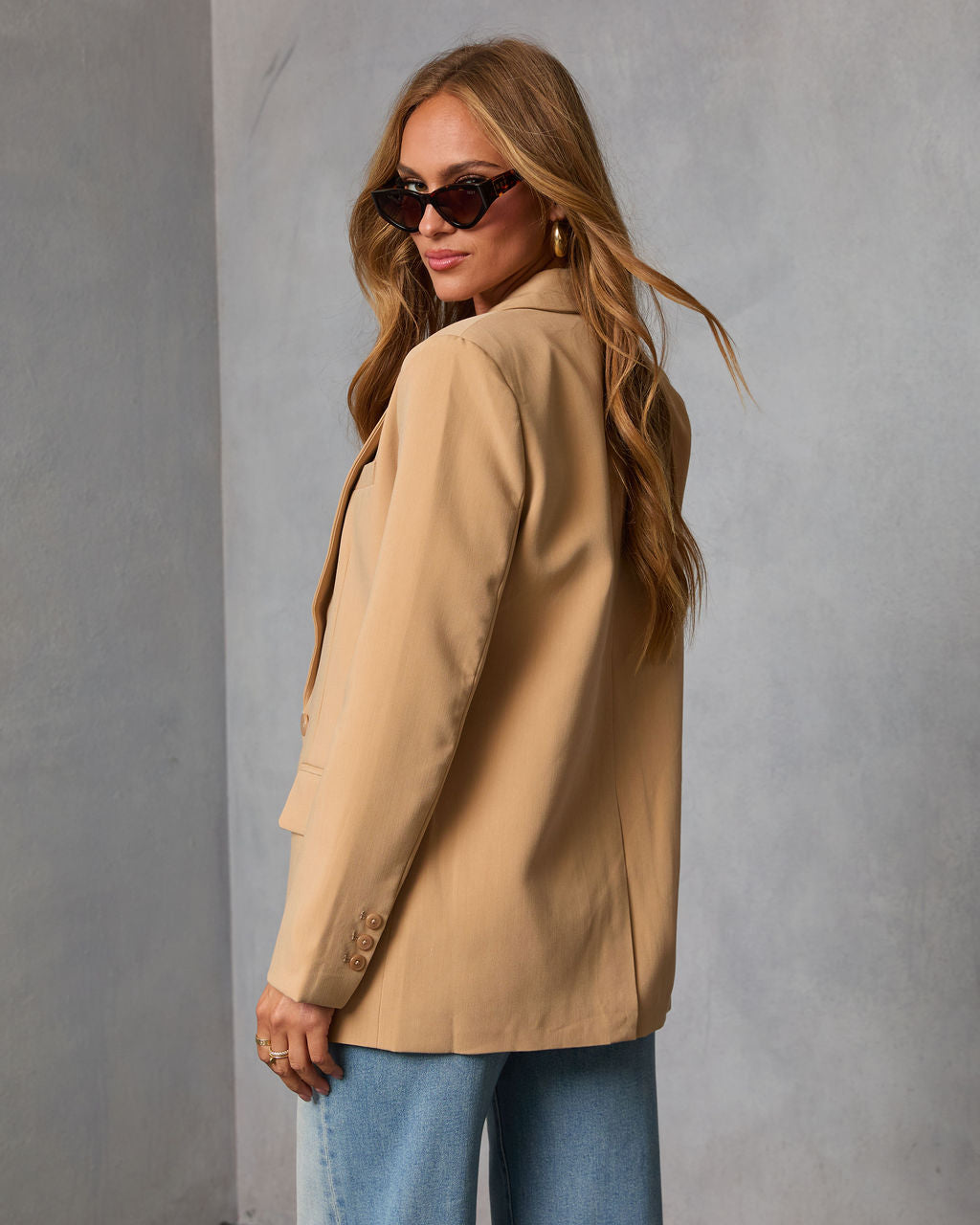 Maple Mirage Oversized Blazer