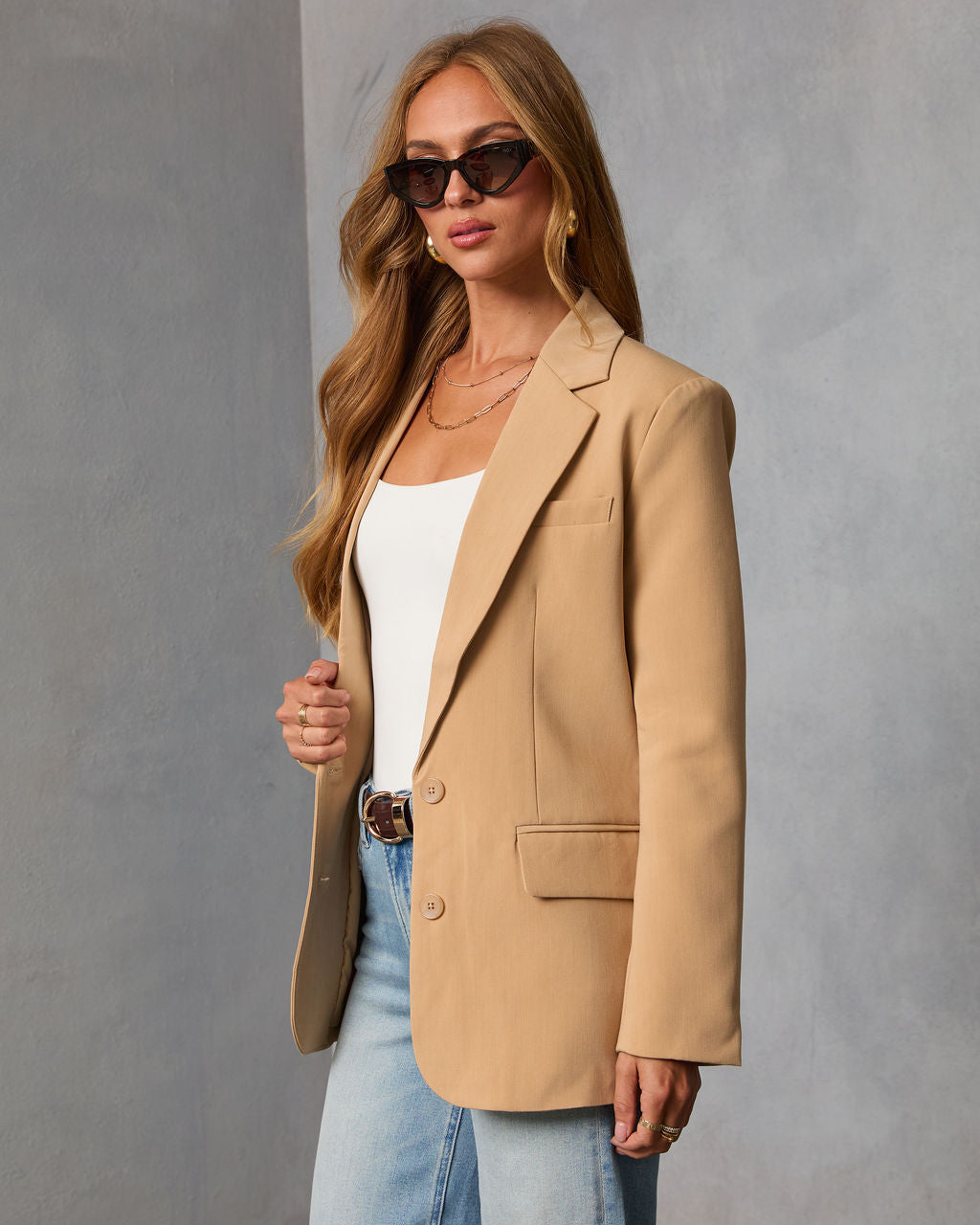 Maple Mirage Oversized Blazer