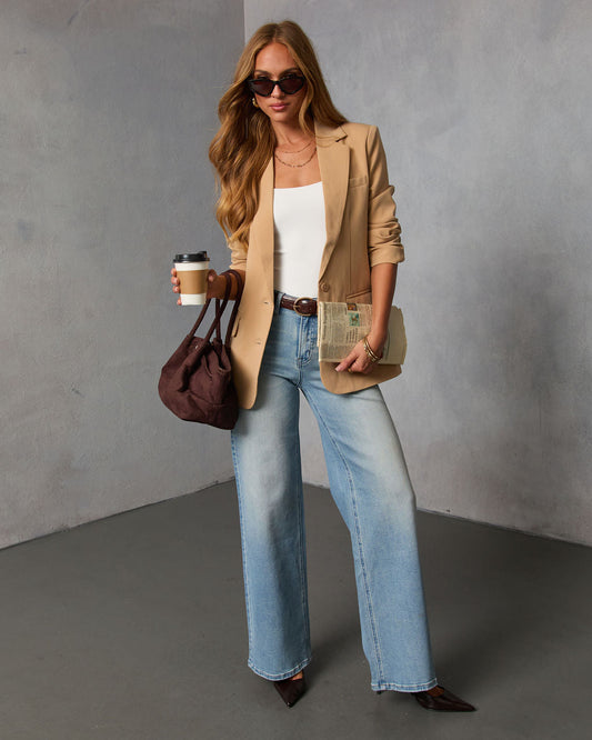 Maple Mirage Oversized Blazer