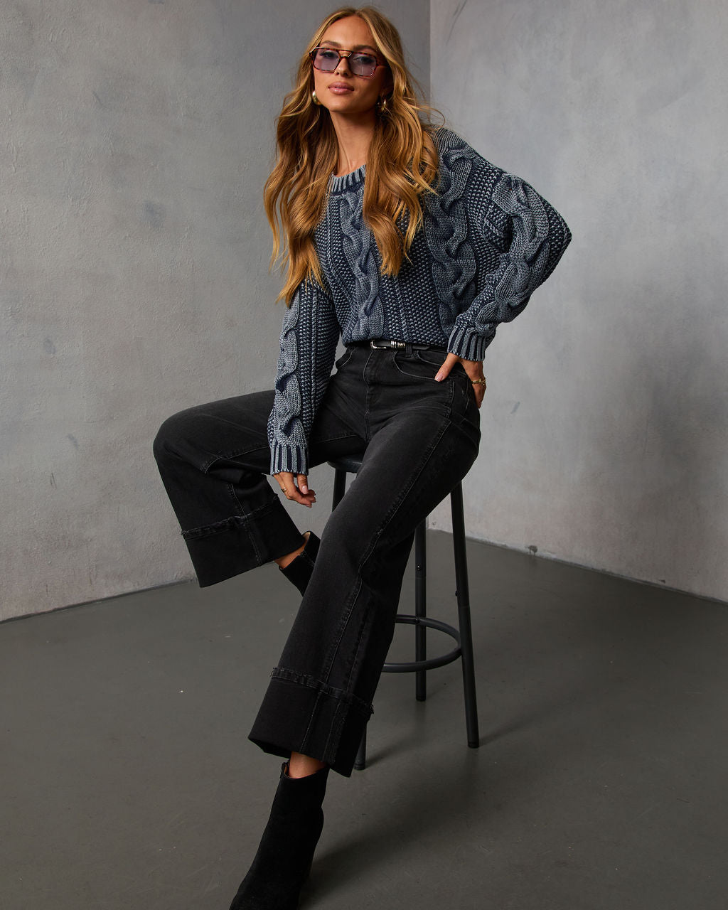 Annamarie Cable Knit Sweater