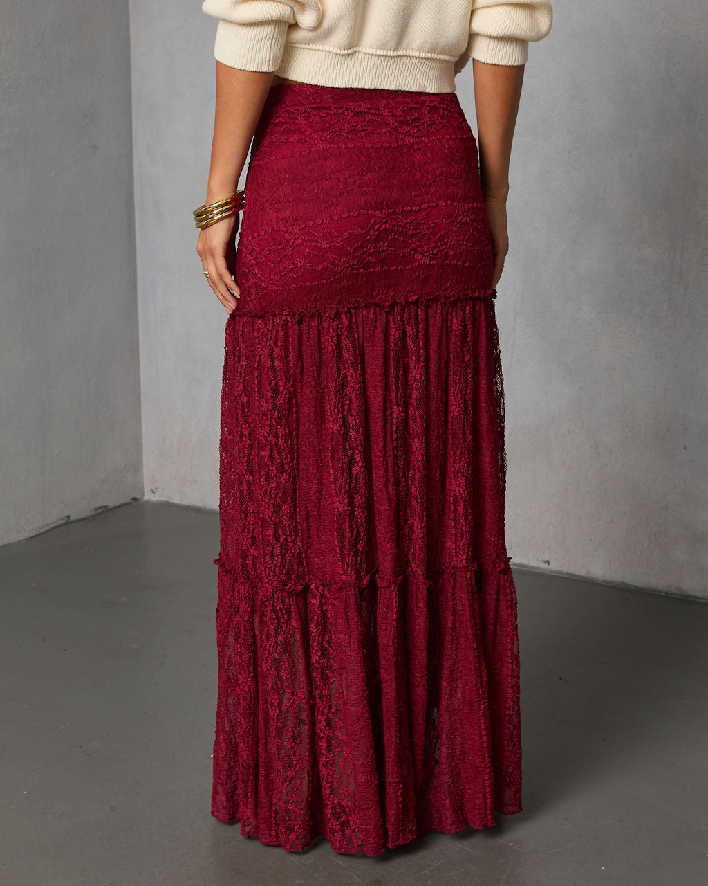 Alene Lace Maxi Skirt