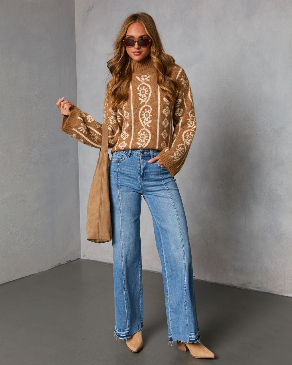 Homebody Season Abstract Sweater